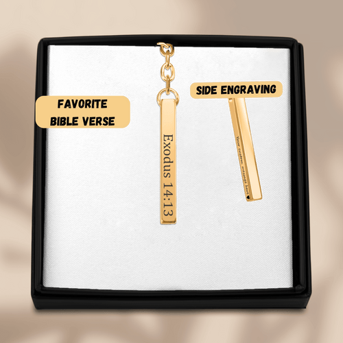 Bible Verse Keychain
