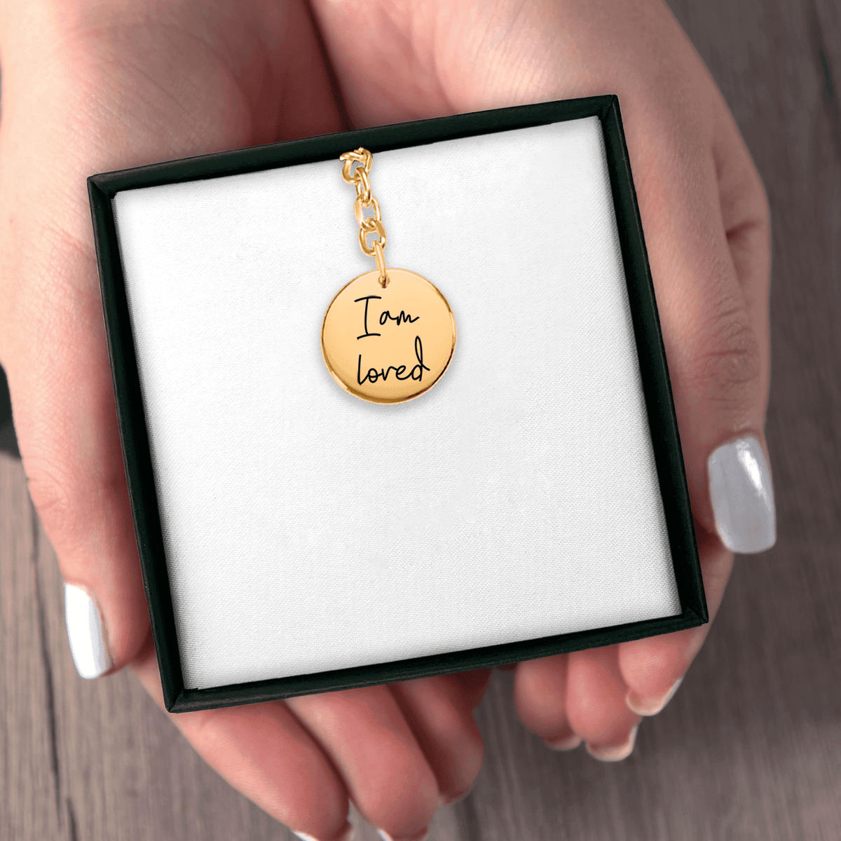 Affirmations Coin Keychains