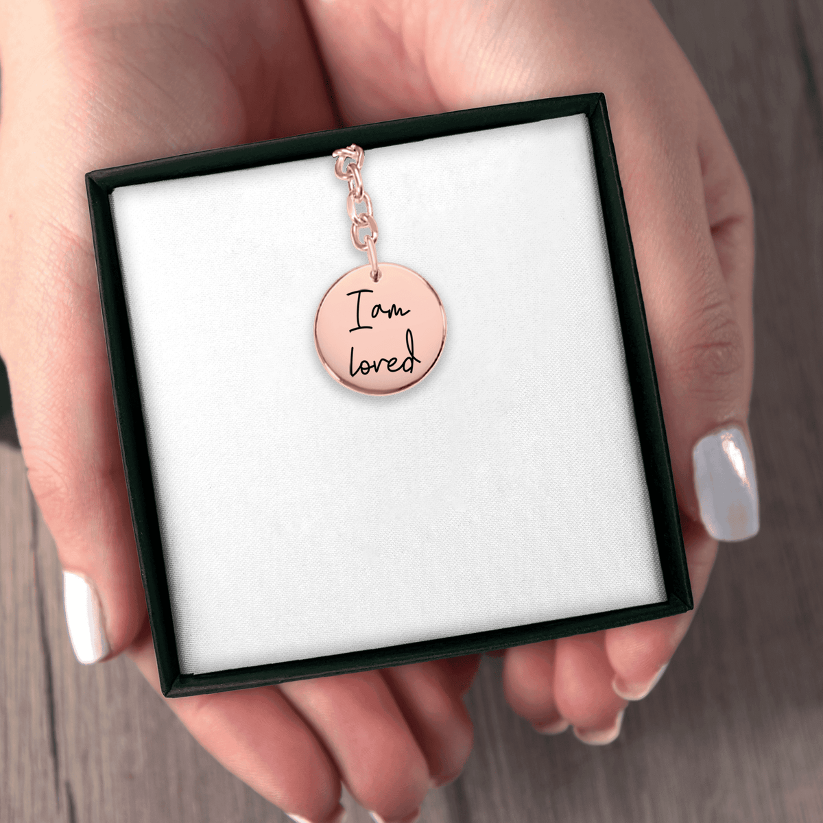 Affirmations Coin Keychains